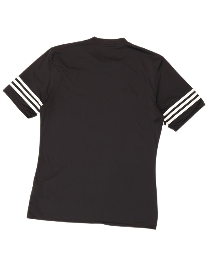 Adidas Herren Climalite T-Shirt Top Medium Schwarz Polyester