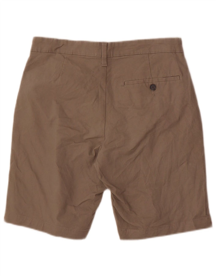Marks & Spencer Herren Chinoshorts W30 mittelgraue Baumwolle