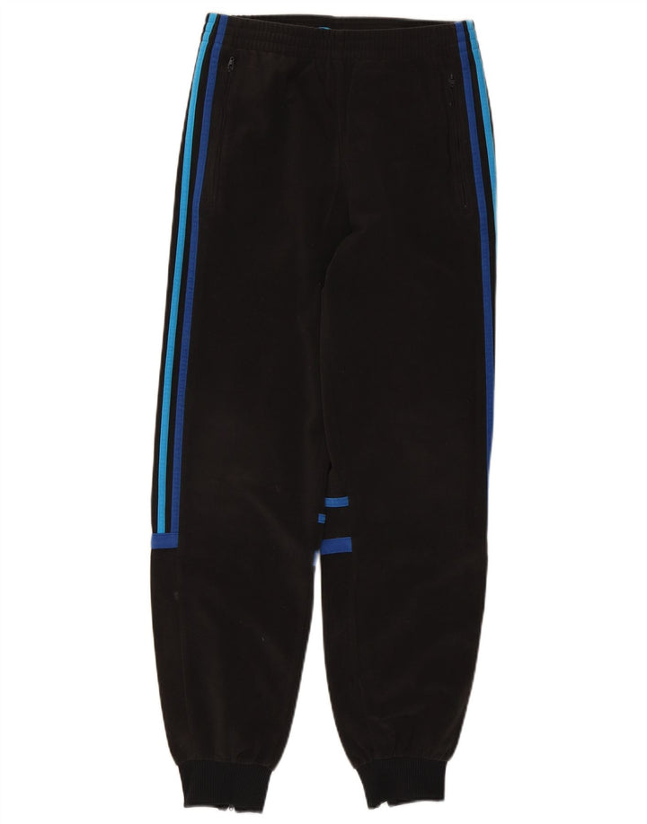 Adidas Jungen-Trainingshose, Jogginghose, 13–14 Jahre, schwarzes Polyester