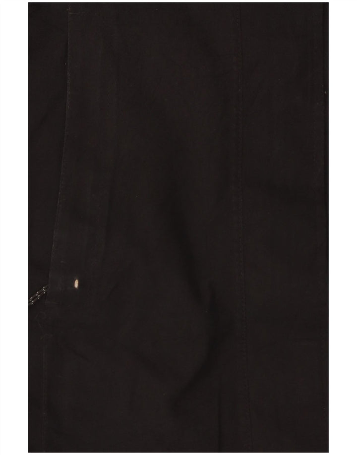 Eddie Bauer Damen-Windbreaker-Mantel mit Kapuze, UK 6, XS, Schwarz, Polyester