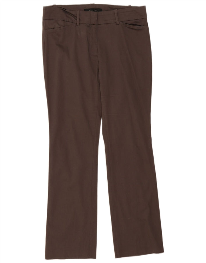 Zara Damen Bootcut Freizeithose EU 40 Medium W30 L31 Graue Baumwolle