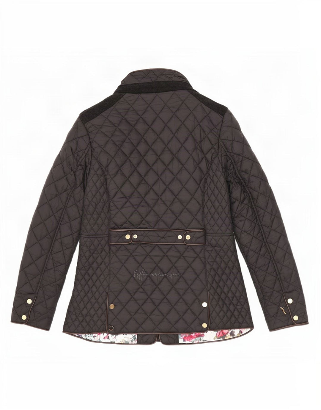 Joules Damen Steppjacke UK 12 Medium Schwarz Polyamid