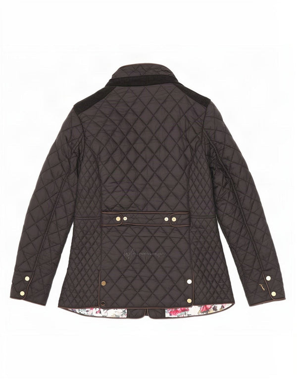 Joules Damen Steppjacke UK 12 Medium Schwarz Polyamid