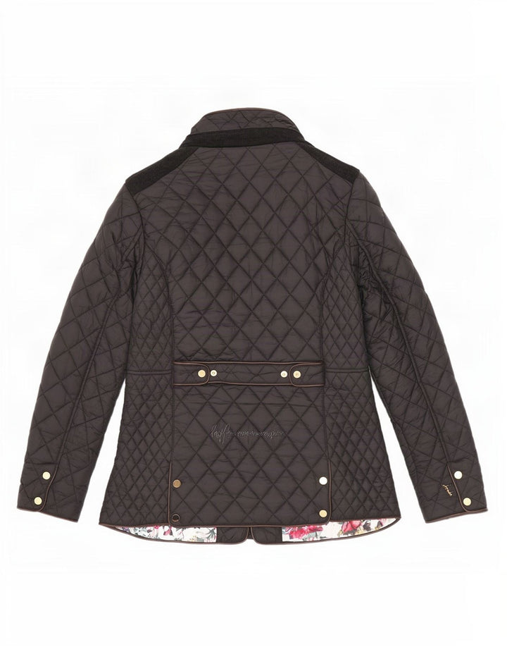 Joules Damen Steppjacke UK 12 Medium Schwarz Polyamid