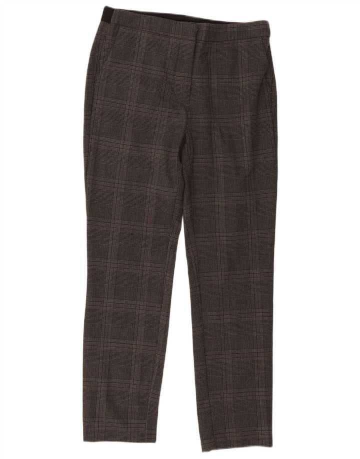 Slim-Anzughose für Damen von Zara, mittelgroß, W28, L27, grau kariert