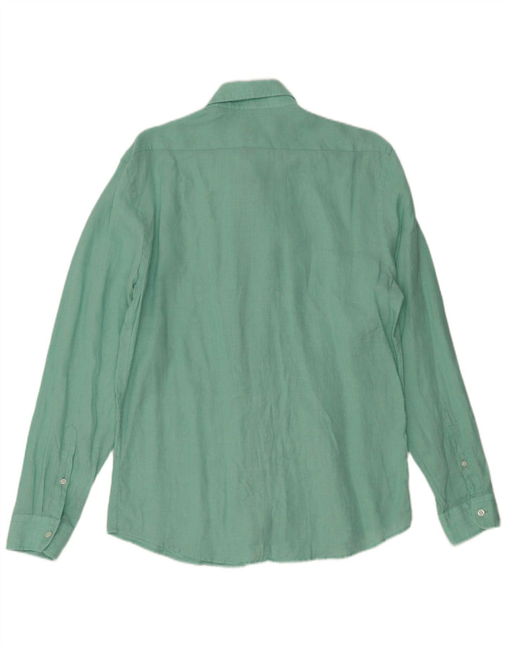 REISS Mens Regular Fit Shirt Large Green