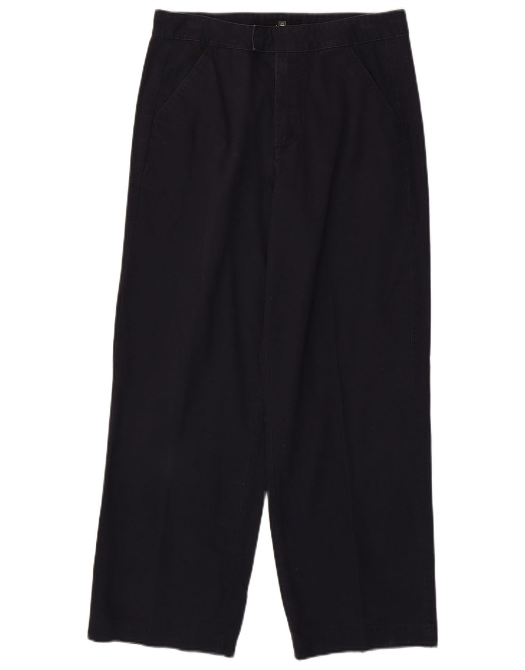 Lee Damen Khakis Straight Suit Hose US 8 Medium W30 L28 Marineblau