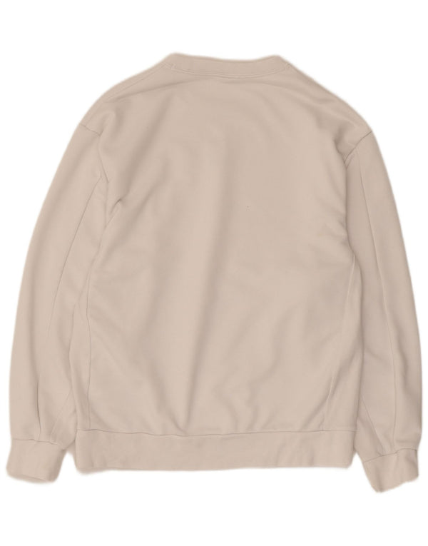 Nike Herren Dri Fit Sweatshirt Pullover mittelweiße Baumwolle