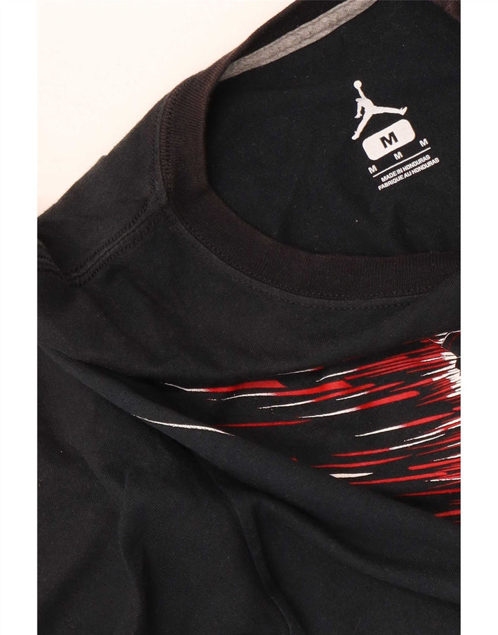 Jordan Herren-T-Shirt mit Grafik, mittelgroß, Schwarz