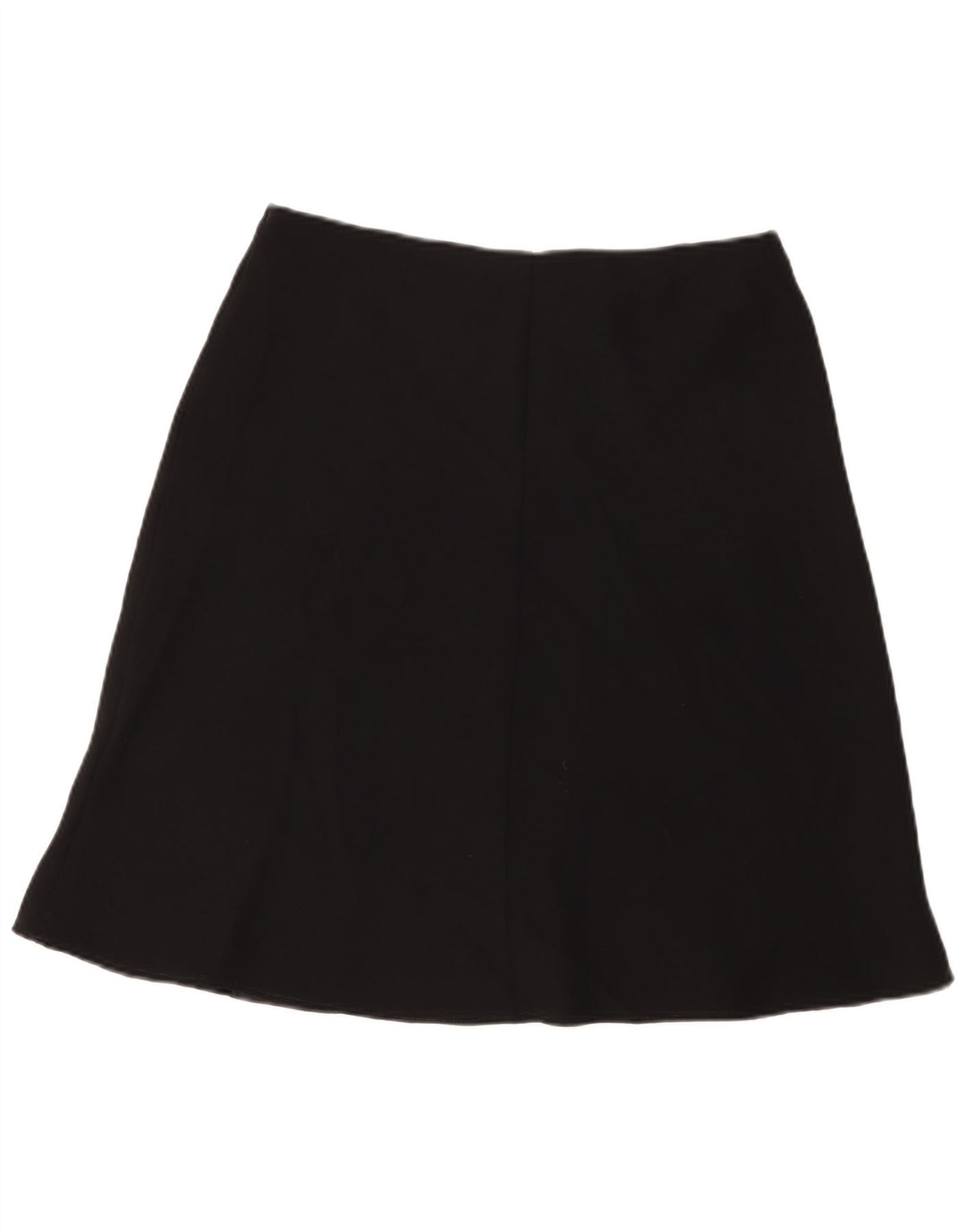 Marks & Spencer Damen A-Linienrock UK 14 Large W32 Schwarz Polyester