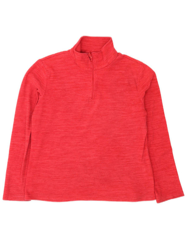 Mountain Warehouse Damen-Fleecepullover mit Reißverschluss am Hals, UK 12, mittelrosa meliert