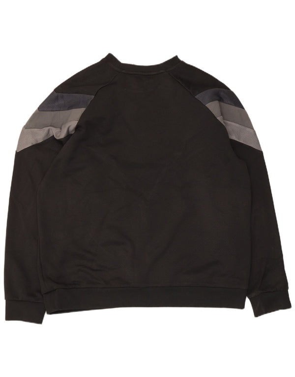 Adidas Herren Sweatshirt Pullover XL Schwarz Colourblock Polyester