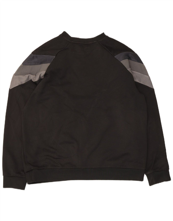 Adidas Herren Sweatshirt Pullover XL Schwarz Colourblock Polyester