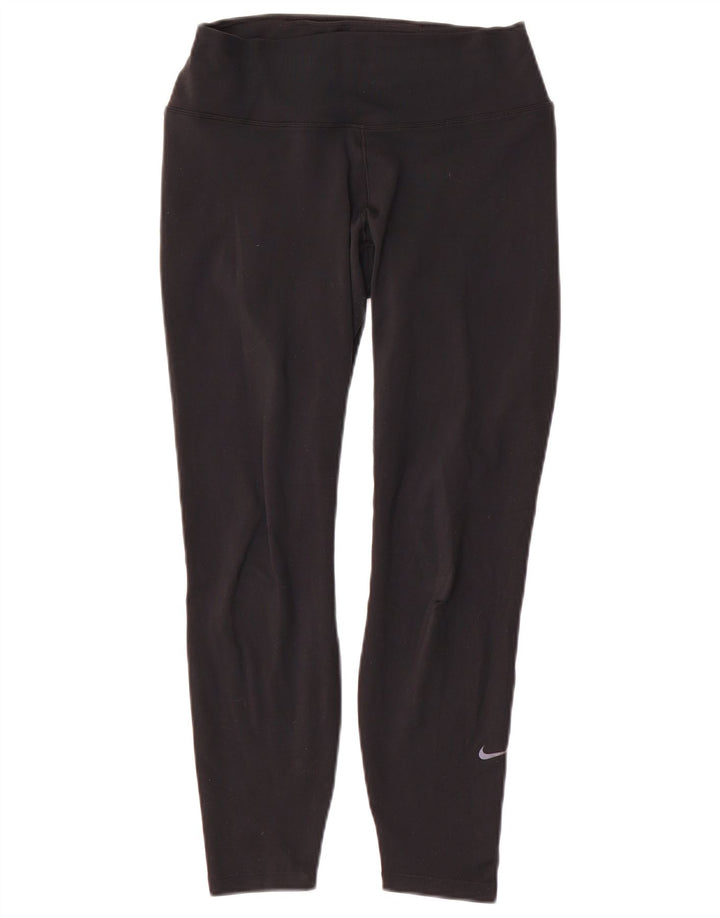 Nike Damen Dri Fit Leggings UK 10 Small Schwarz