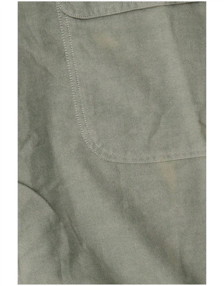 Timberland Herrenhemd aus mittelgrüner Baumwolle