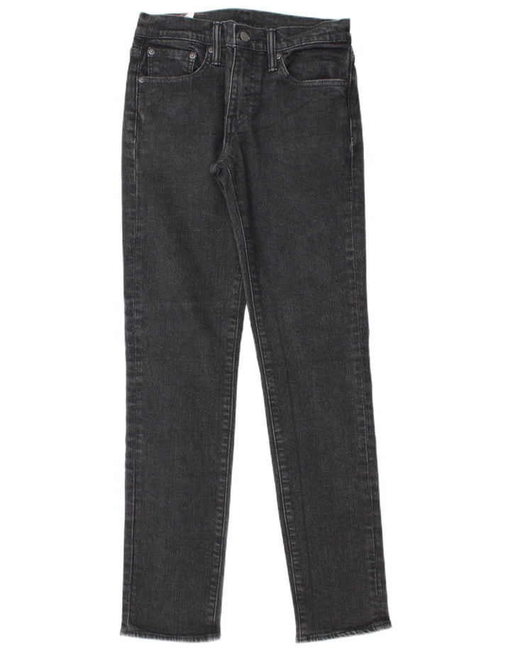 Levi's Herren 511 Slim Jeans W28 L32 Schwarze Baumwolle