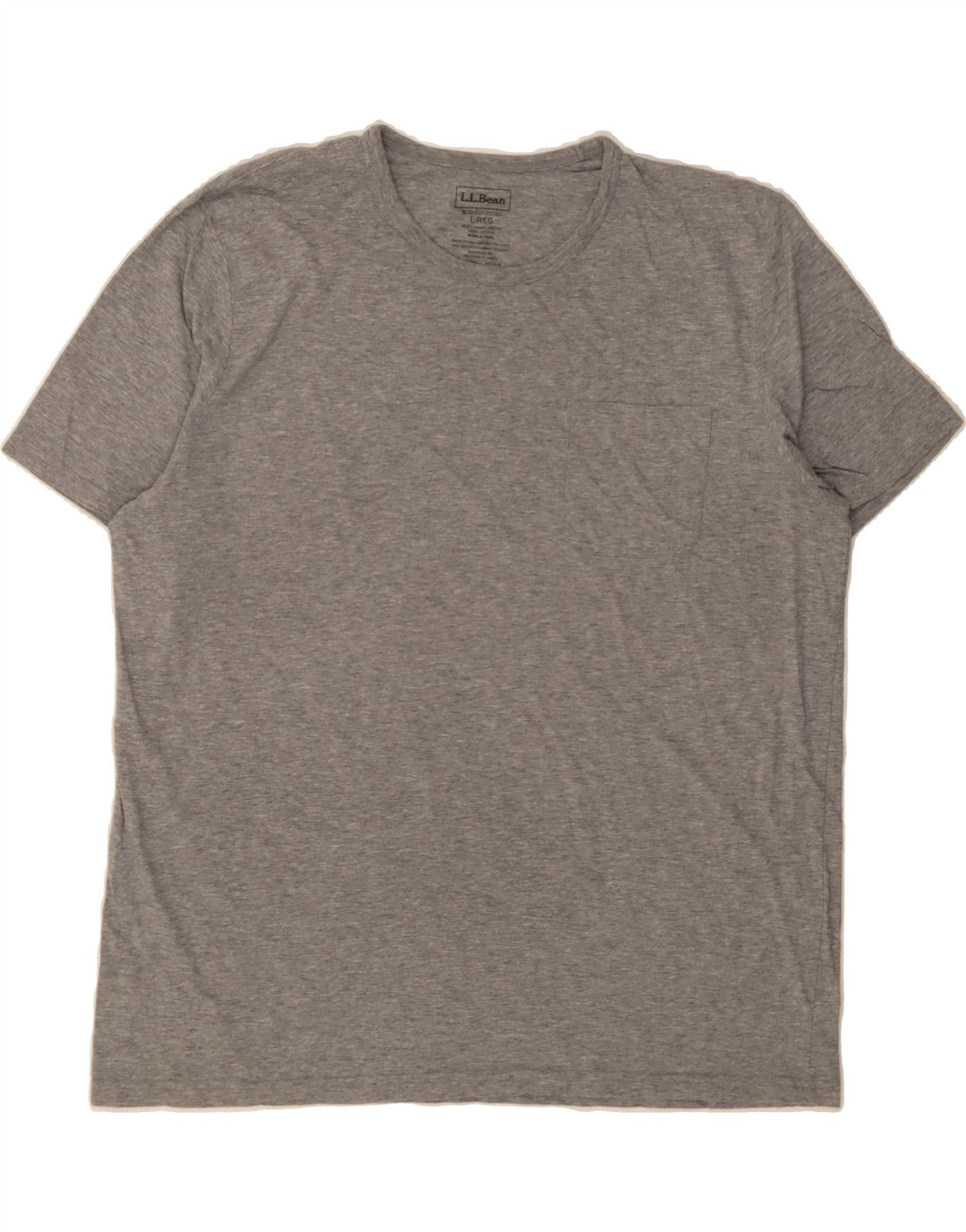 L.L.BEAN Mens T-Shirt Top Large Grey Cotton Vintage L.L.Bean and Second-Hand L.L.Bean from Messina Hembry 
