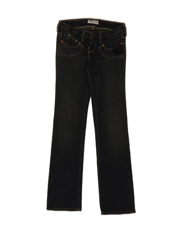 LEE Womens Coral Patch Bootcut Jeans W25 L31 Black Cotton Vintage Lee and Second-Hand Lee from Messina Hembry 