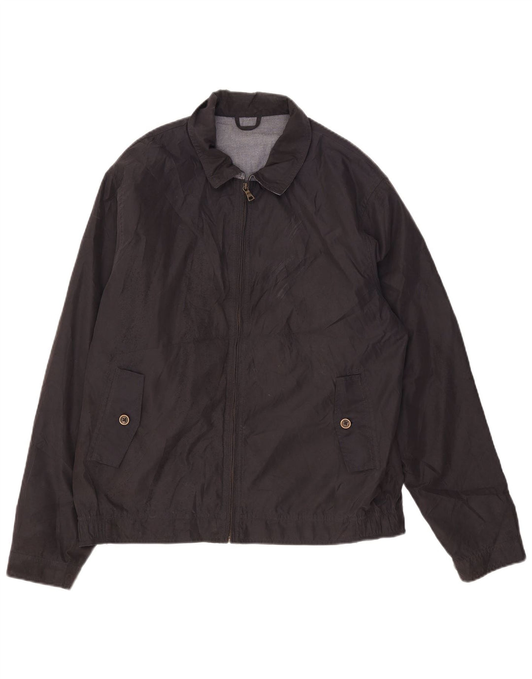 Marks & Spencer Herren Bomberjacke UK 40 Large Marineblau Polyester