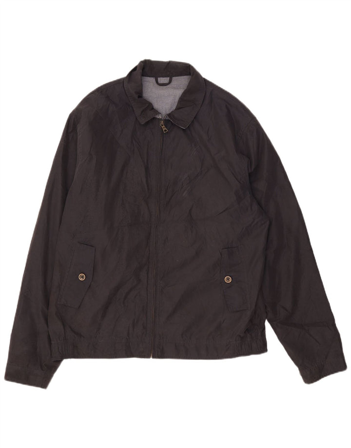 Marks & Spencer Herren Bomberjacke UK 40 Large Marineblau Polyester