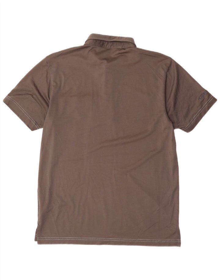 TRAVIS MATHEW Herren-Poloshirt aus mittelgrauer Baumwolle