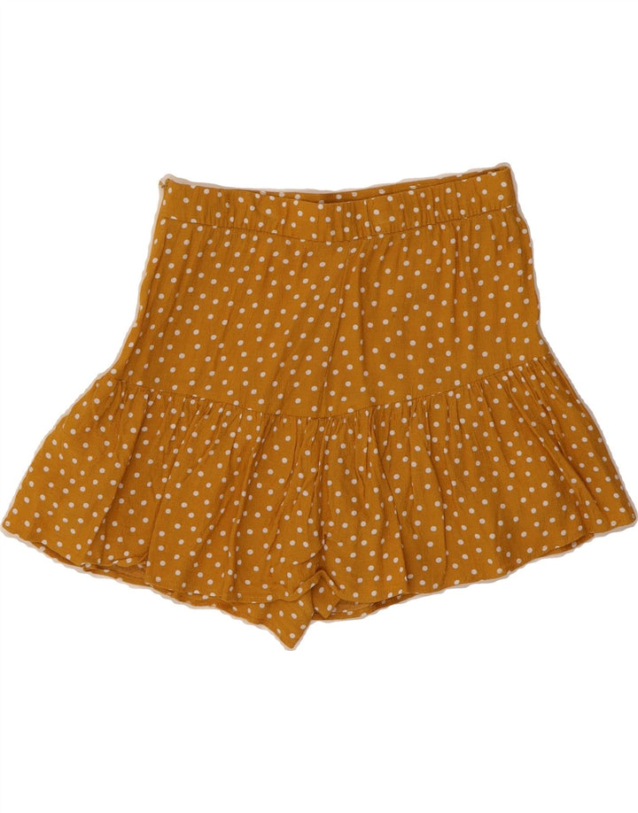 ZARA Womens Mini Skirt  Small W26 Brown Polka Dot Vintage Zara and Second-Hand Zara from Messina Hembry 
