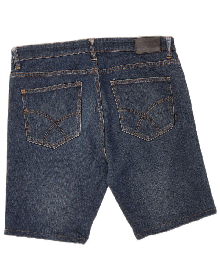 Lee Herren Riders Denim Shorts W36 Große blaue Baumwolle