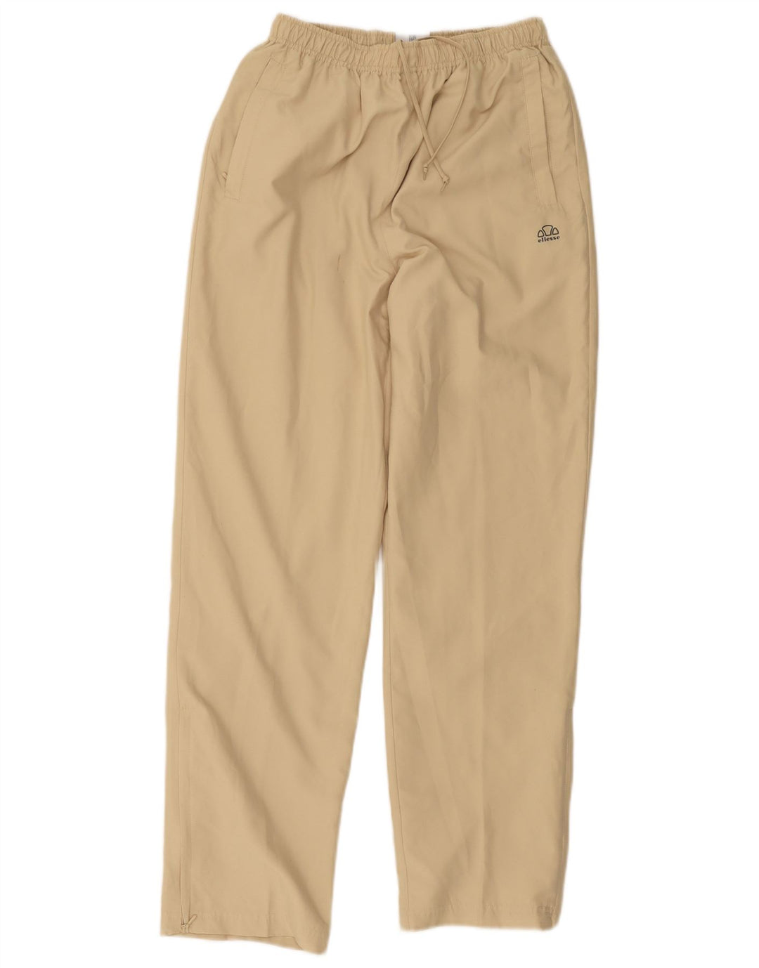 Ellesse Damen gerade Chinohose UK 12 Medium W24 L29 Beige Polyester