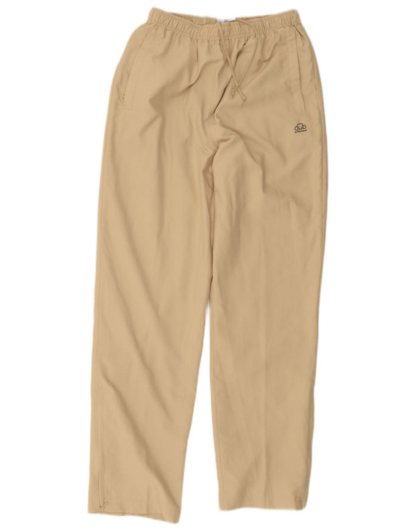 Ellesse Damen gerade Chinohose UK 12 Medium W24 L29 Beige Polyester