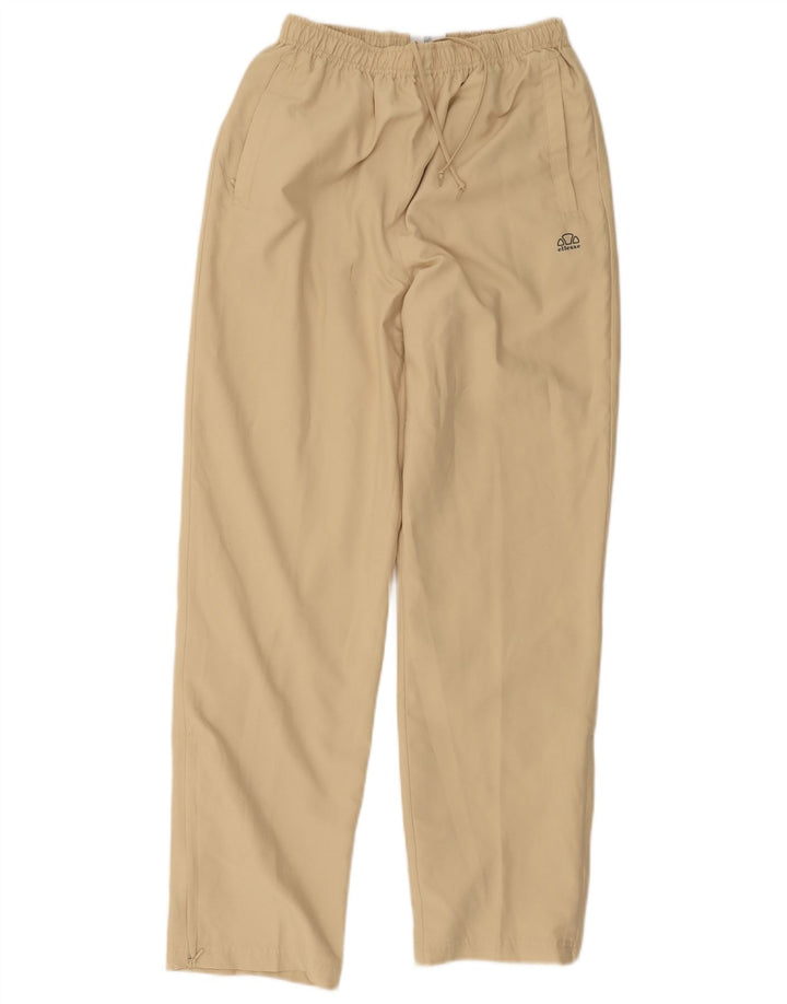 Ellesse Damen gerade Chinohose UK 12 Medium W24 L29 Beige Polyester