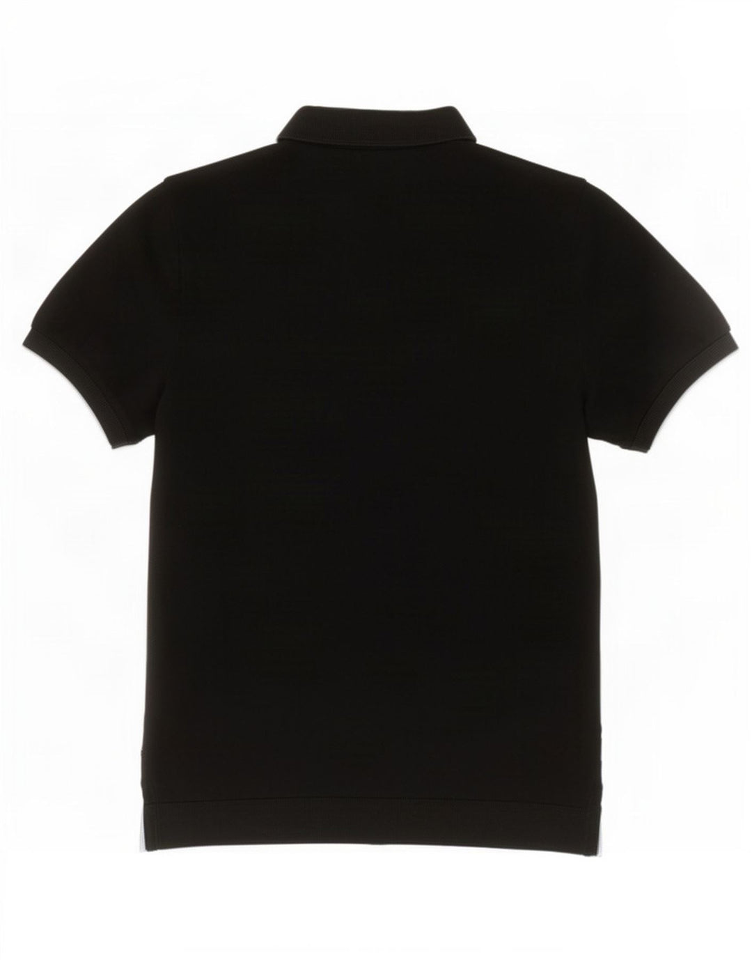 Massimo Dutti Herren-Poloshirt, groß, schwarze Baumwolle
