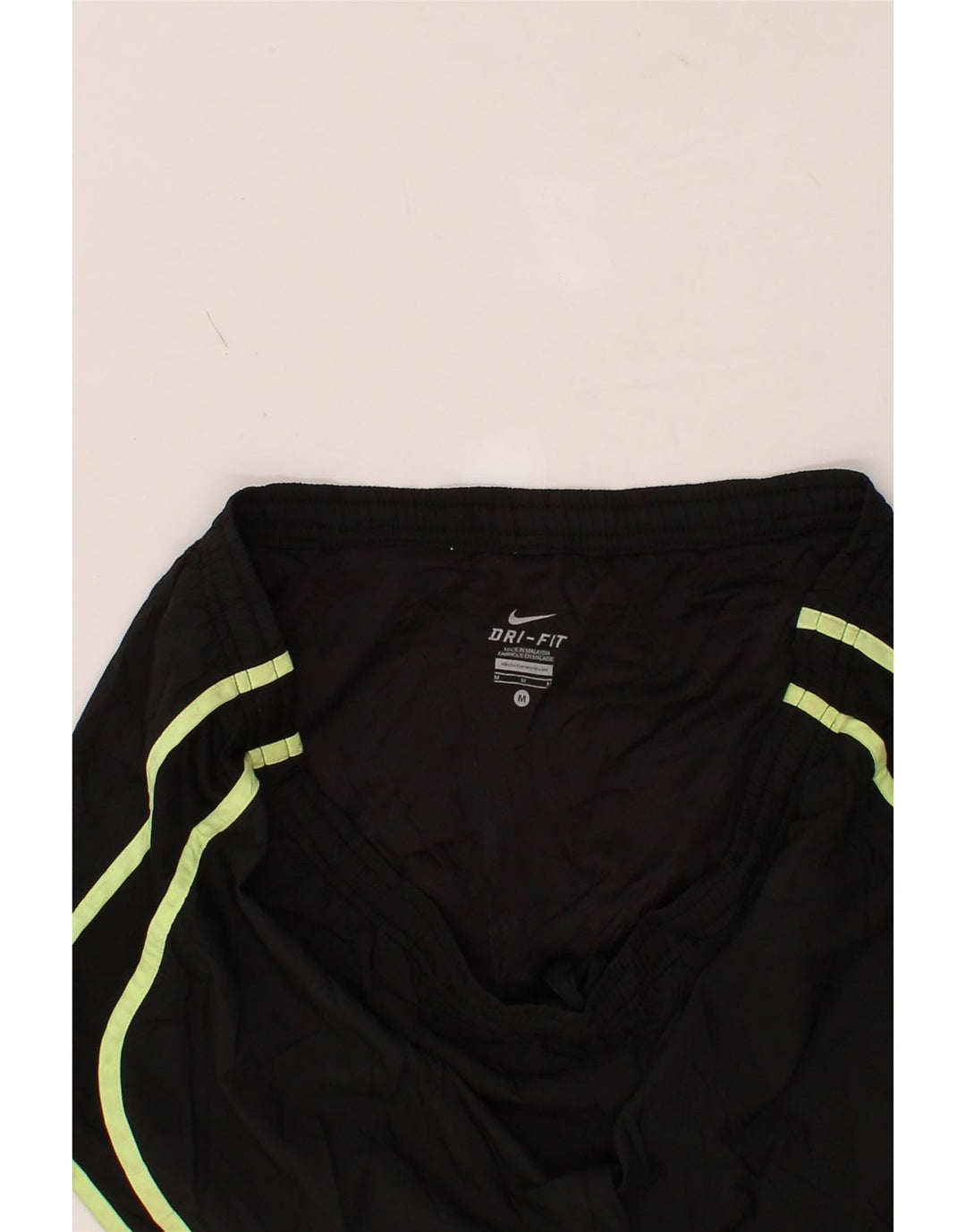NIKE Womens Dri Fit Sport Shorts UK 14 Medium Black Polyester Vintage Nike and Second-Hand Nike from Messina Hembry 