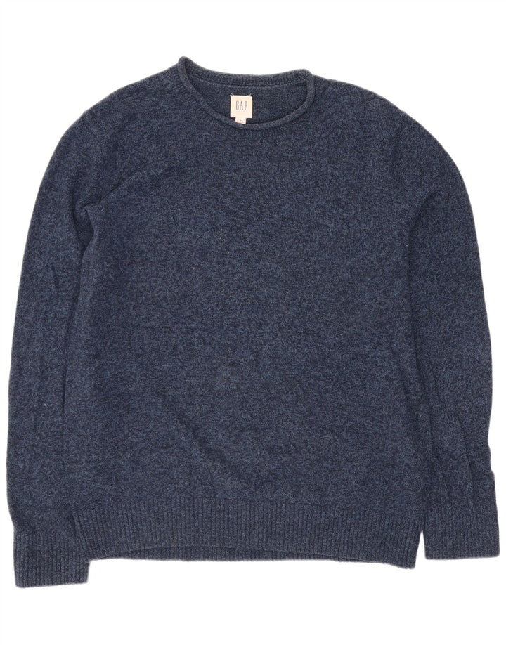 Gap Herren-Pullover mit U-Boot-Ausschnitt, mittlere marineblaue Baumwolle