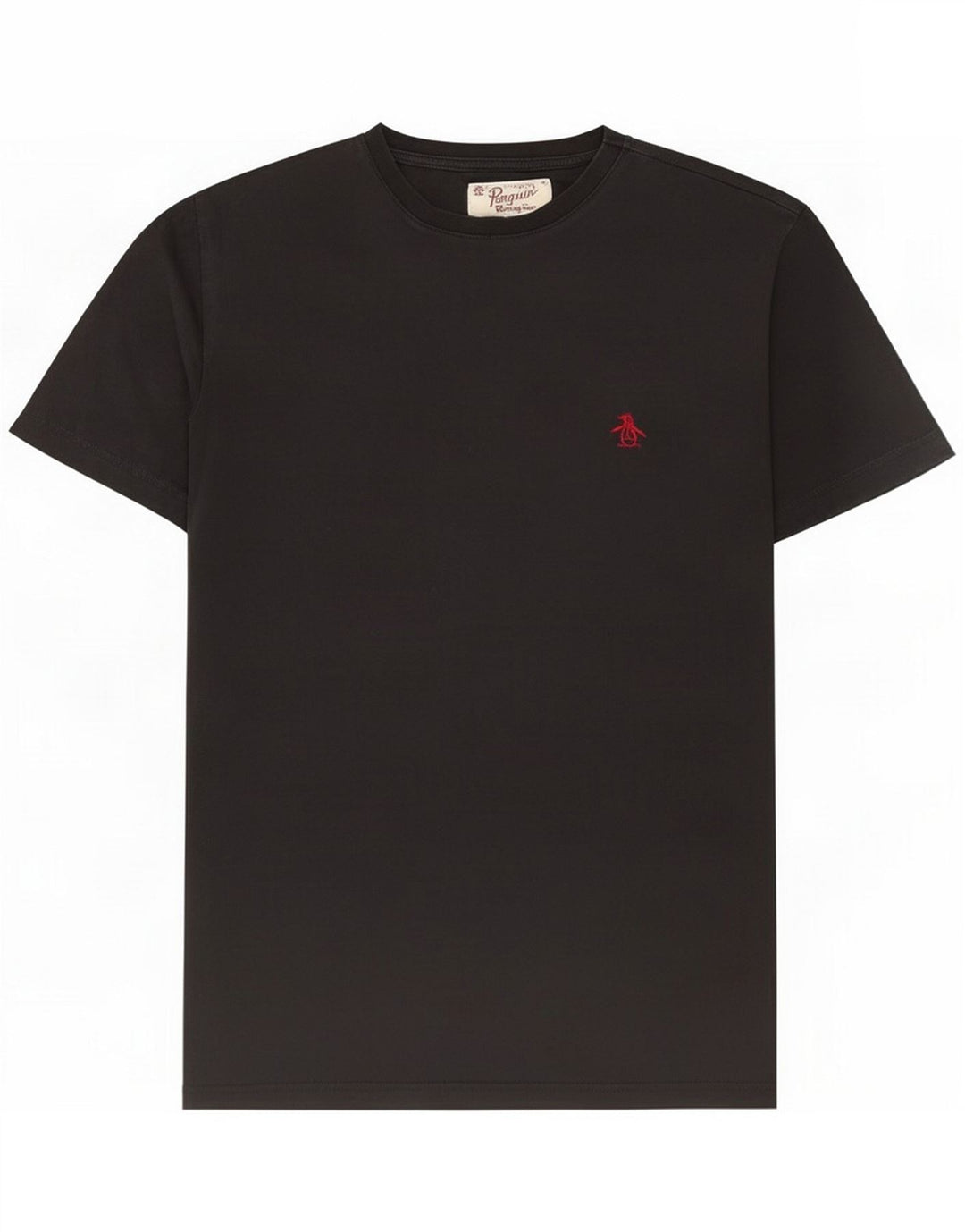 Penguin Herren T-Shirt Top Medium Schwarz Baumwolle