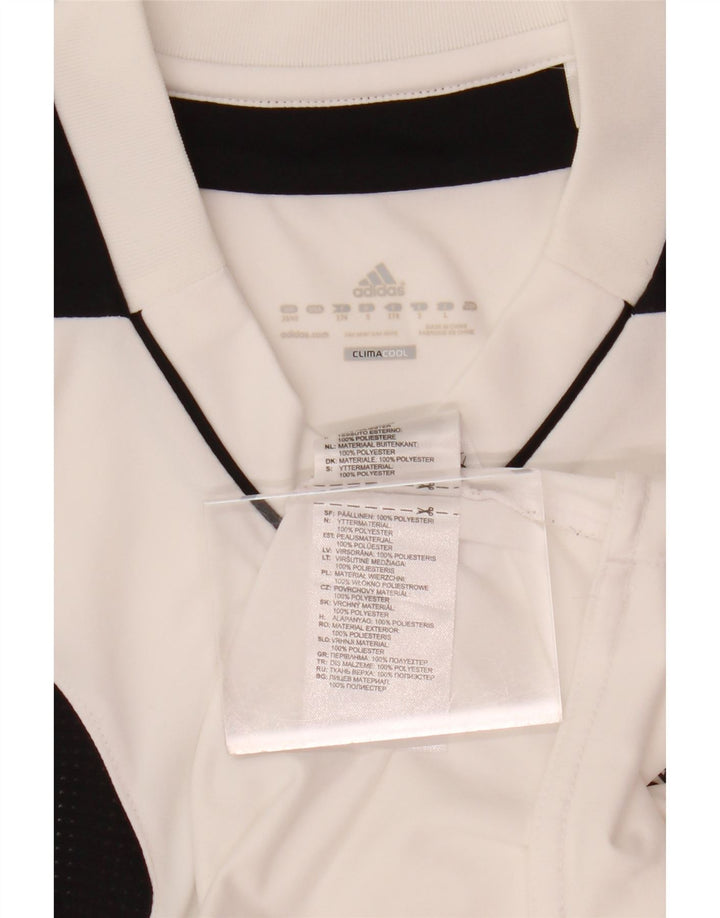 ADIDAS Mens Climacool Graphic T-Shirt Top UK 38/40 Medium White Vintage Adidas and Second-Hand Adidas from Messina Hembry 