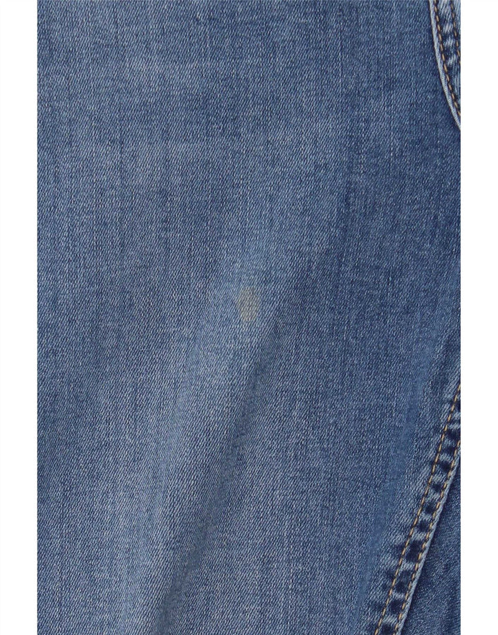 Topshop Damen Jamie Flared Jeans W30 L32 Blaue Baumwolle