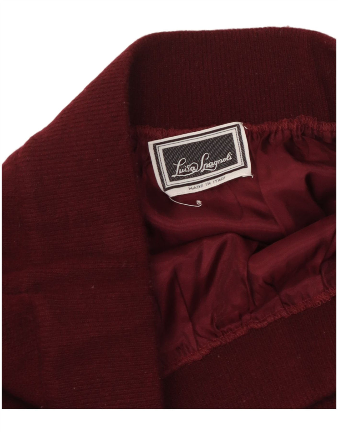 LUISA SPAGNOLI Damen Strick-Bleistiftrock W36 XL Kastanienbraun