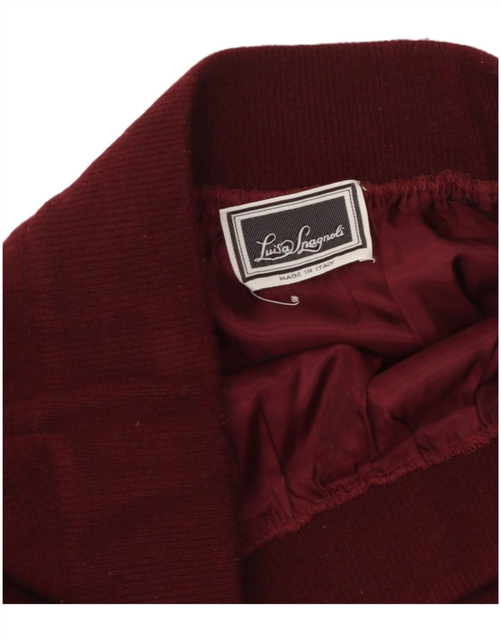 LUISA SPAGNOLI Damen Strick-Bleistiftrock W36 XL Kastanienbraun