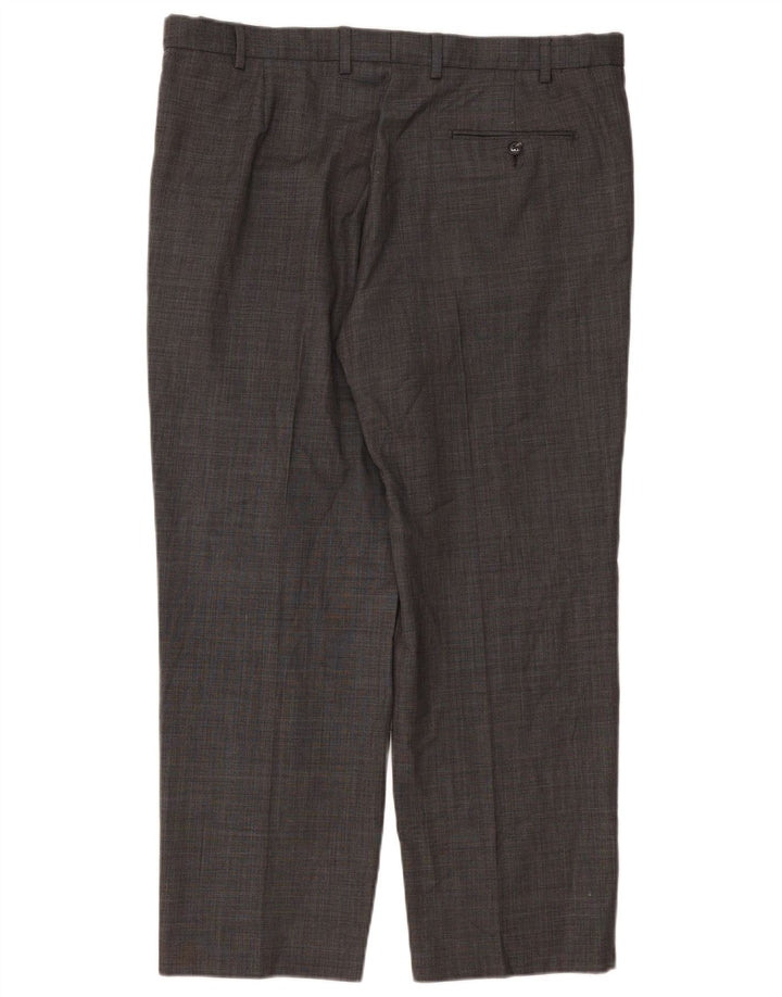 Marks & Spencer Herren Performance Straight Anzughose W38 L29 Grau