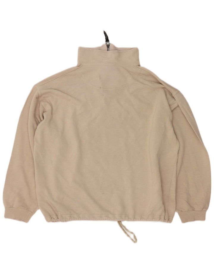Champion Damen-Pullover mit übergroßem Grafik-Sweatshirt, Gr. 40, Größe L, Beige