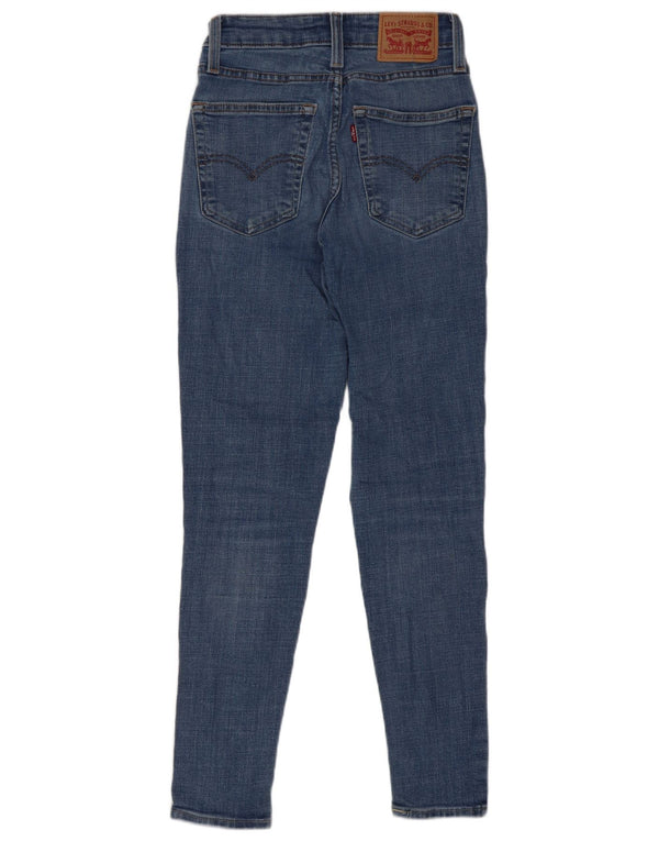 Levi's Damen 721 High Rise Skinny Jeans W25 L28 Blaue Baumwolle