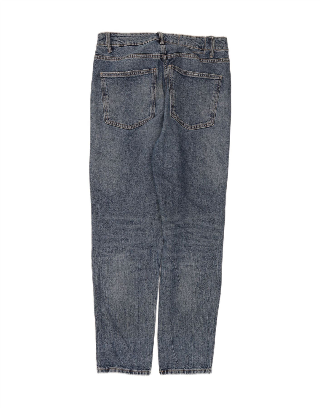 Zara Damen Tapered Jeans EU 40 Medium W30 L28 Blaue Baumwolle