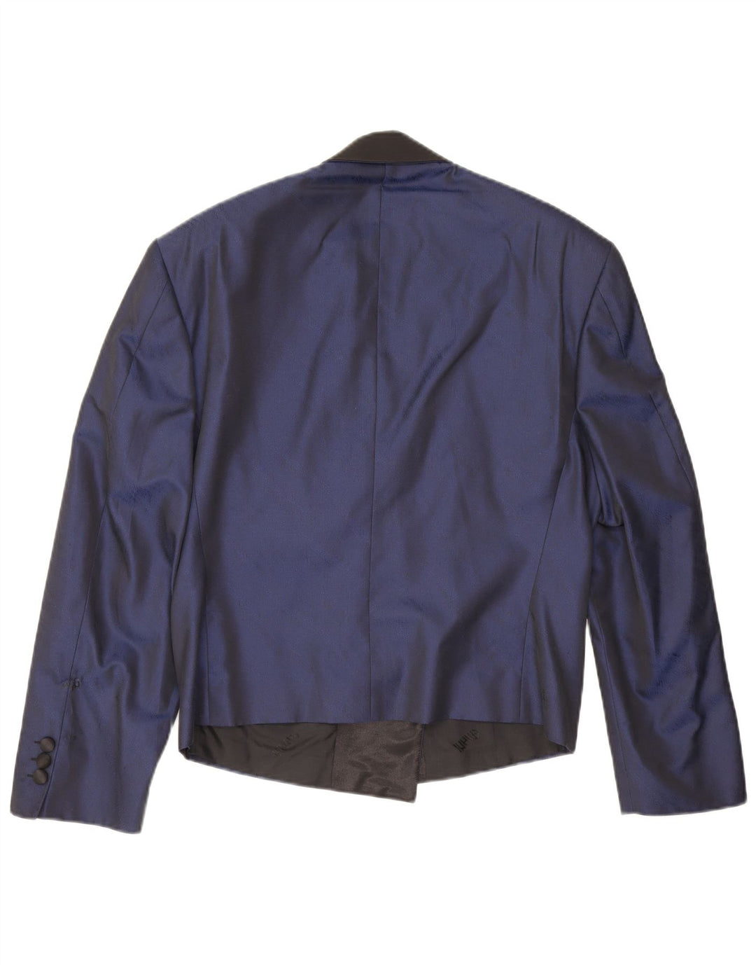 Damen-Blazerjacke mit 1 Knopf, UK 16, Größe L, Marineblau, Baumwolle