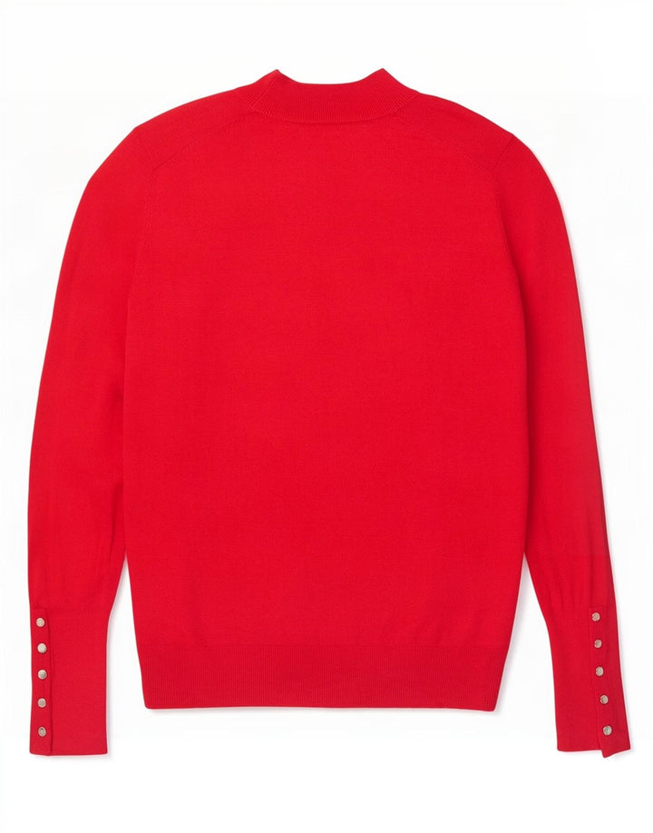 Zara Damen-Pullover mit Rollkragen, Gr. 16, Rot