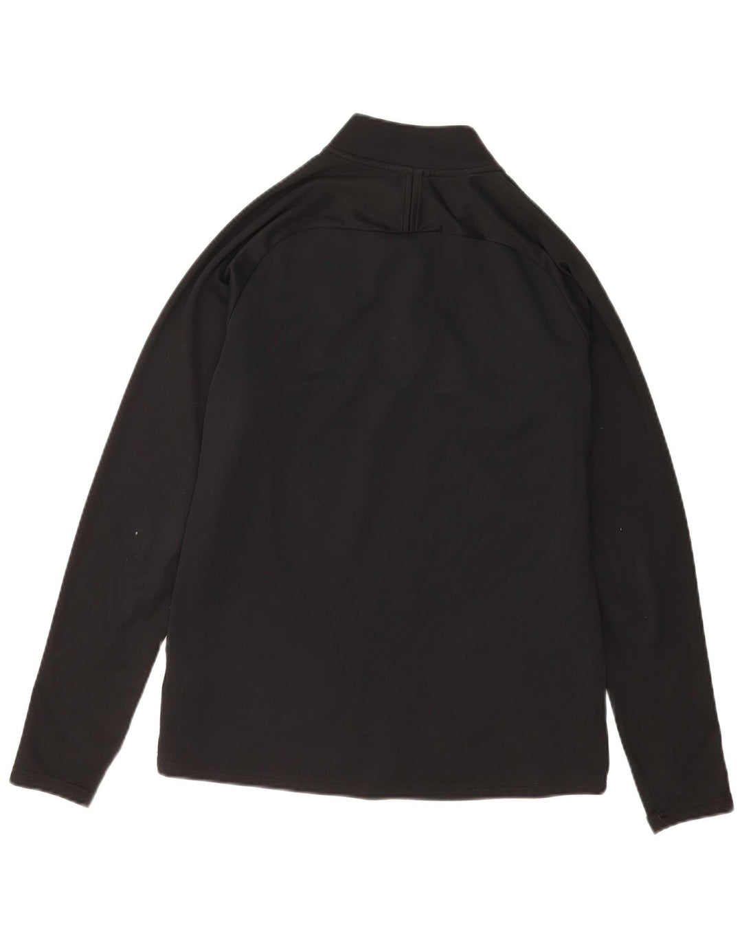 Nike Herren Dri Fit Pullover-Trainingsanzugoberteil mit Reißverschluss, Mittelschwarz, Farbblock