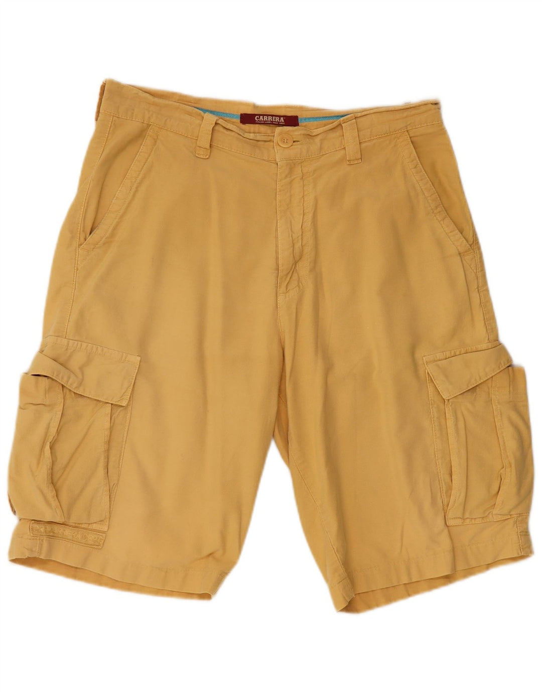 CARRERA Herren Cargoshorts IT 46 Small W31 Gelbe Baumwolle