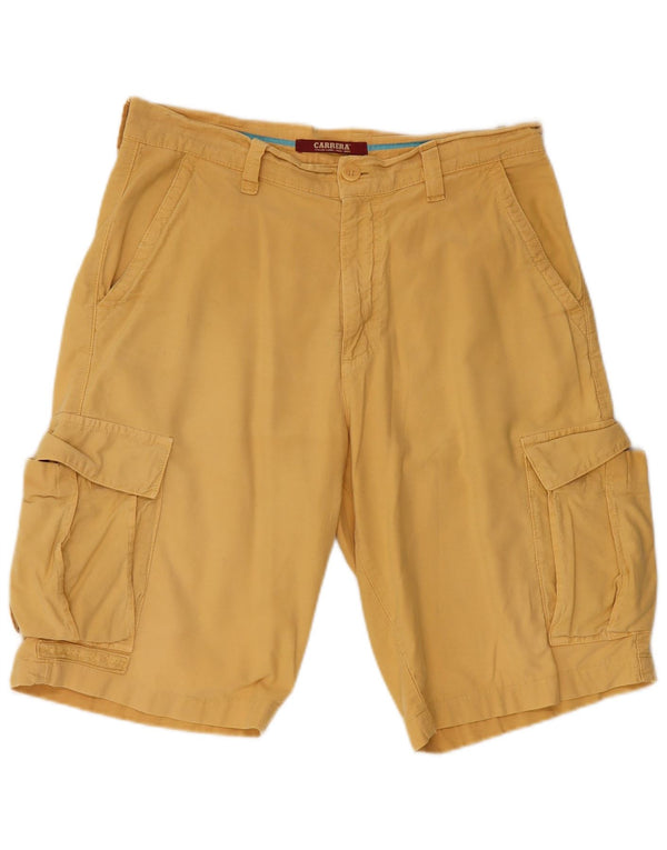CARRERA Herren Cargoshorts IT 46 Small W31 Gelbe Baumwolle