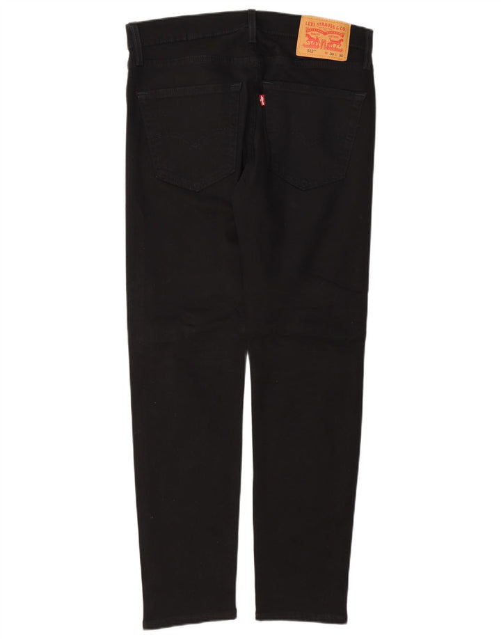 Levi's Herren 512 Tapered Slim Jeans W30 L30 Schwarz