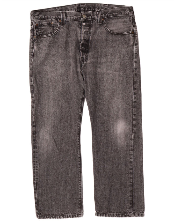 Levi's Herren Straight Jeans W38 L28 Grau