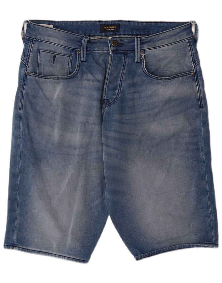 JACK & JONES Herren-Jeansshorts, Größe M, W32, Blau, Baumwolle